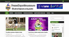 Desktop Screenshot of prensadeportiva.com.ve